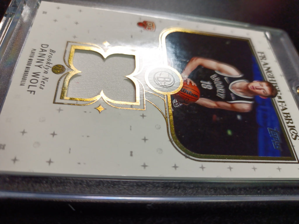 Danny Wolf Rookie Topps Basketball 2025-26 Jersey Patch Relic Franchise Fabrics 