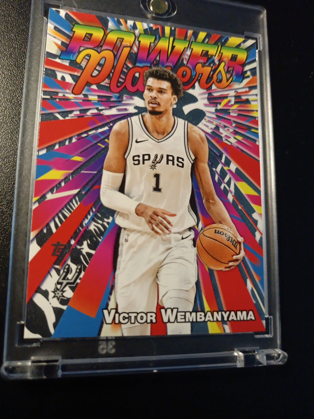 2025-26 Topps Basketball Victor Wembanyama Power Players Silver Foil Case Hit