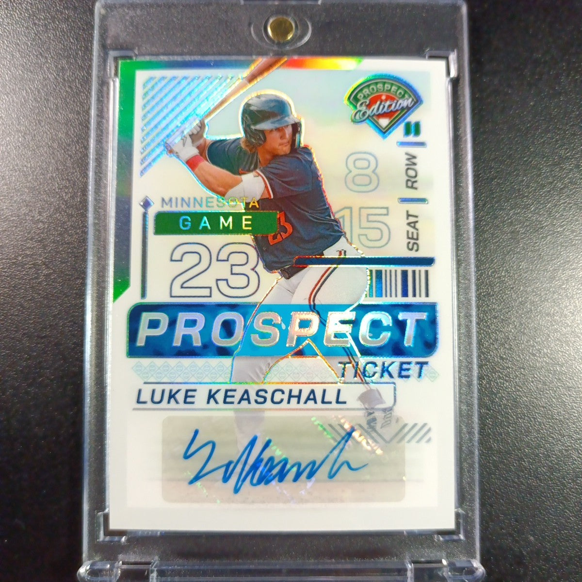 Twins Rookie Autograph Luke Keaschall Prospect Rare Baseball Card 
