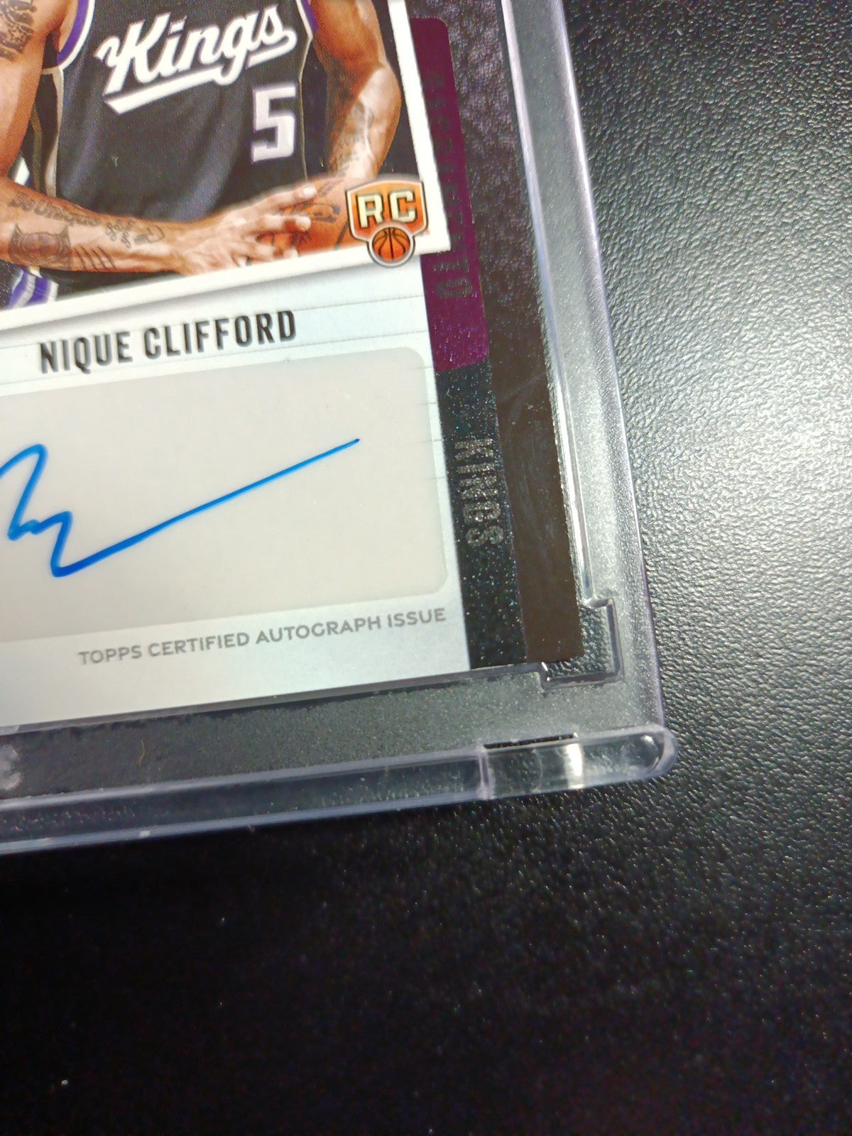 Rookie Autograph Nique Clifford New Applicant Card 2025-26 Topps Basketball NBA