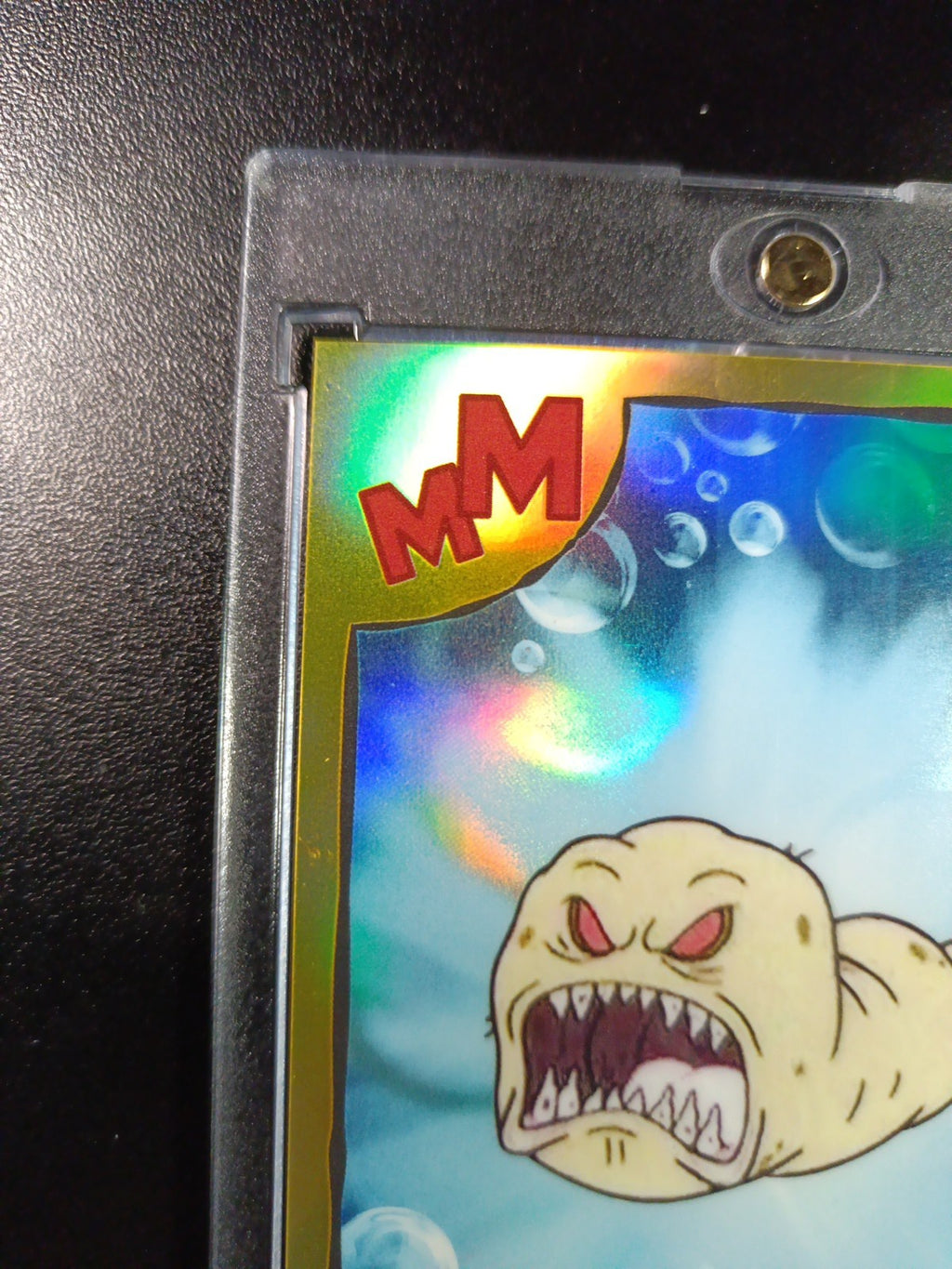 SpongeBob 29/50 Gold Refractor Sinister Slug Topps Chrome 2025 Worm Card /50