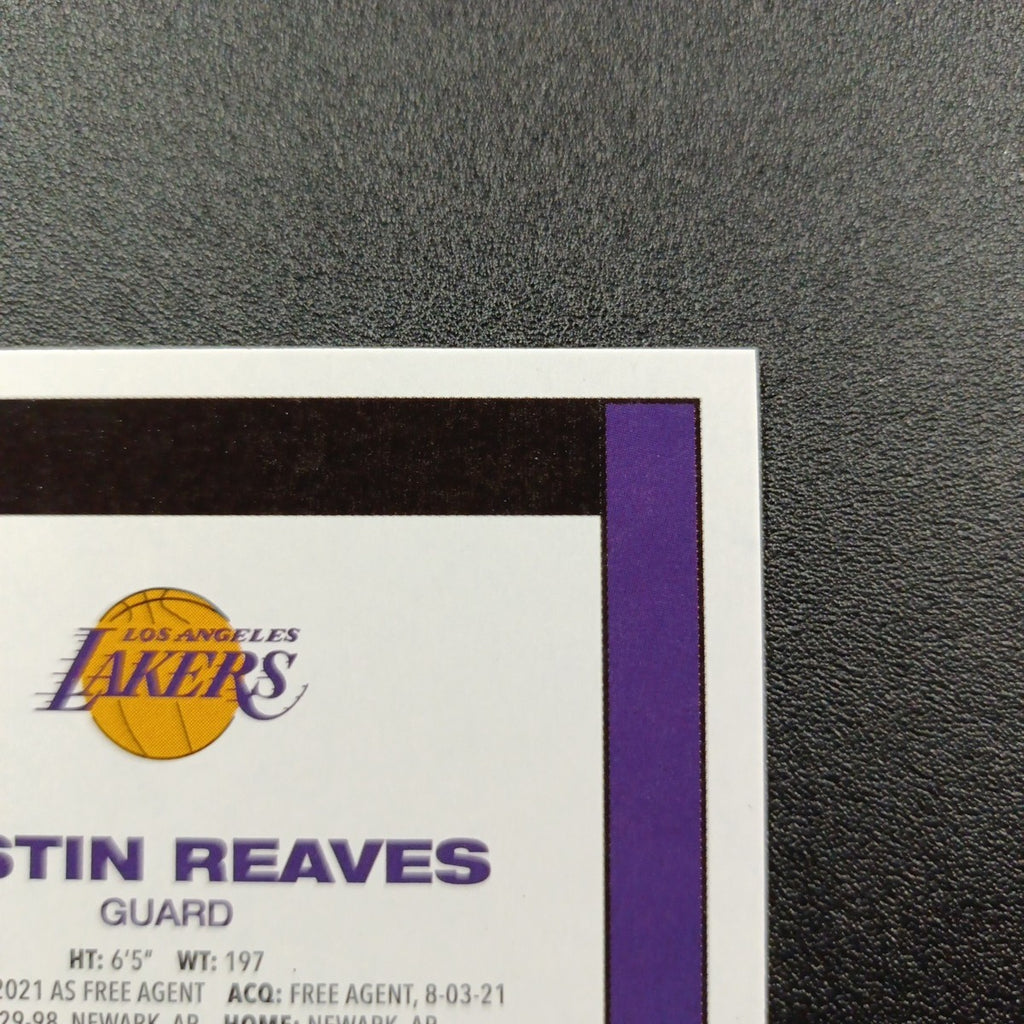 2025-26 Topps Basketball Card Austin Reaves Silver Foil 45th Anniversary