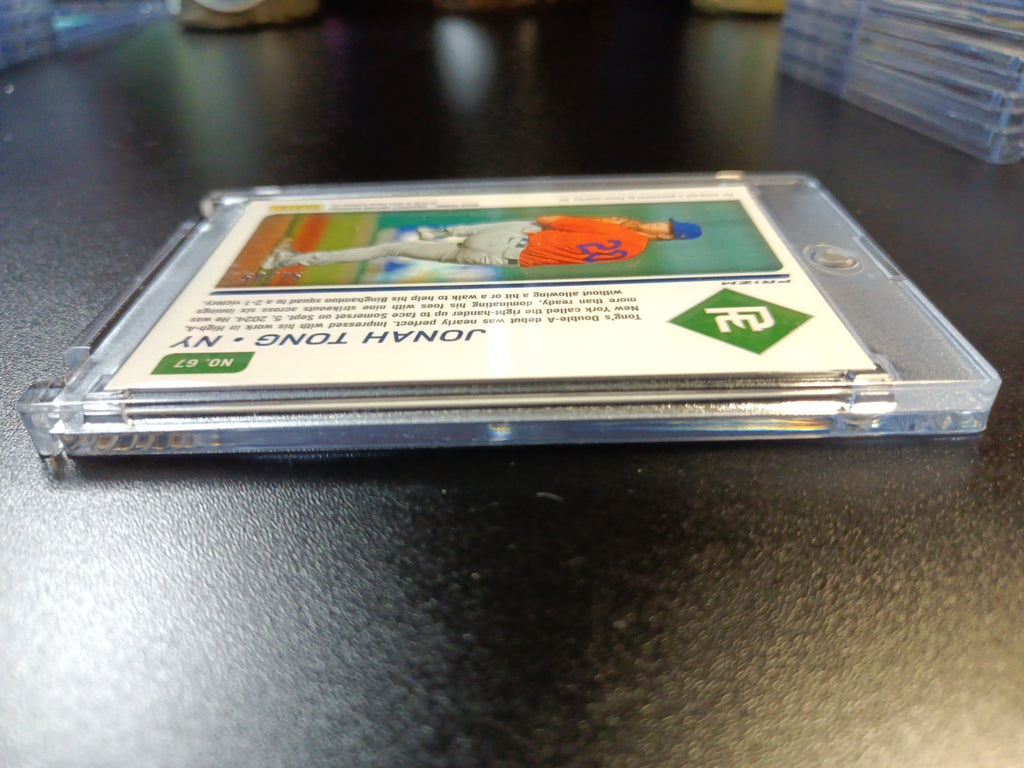 Jonah Tong # /75 Prospect Autograph Linticular Blue Prizm Rare Baseball Card 