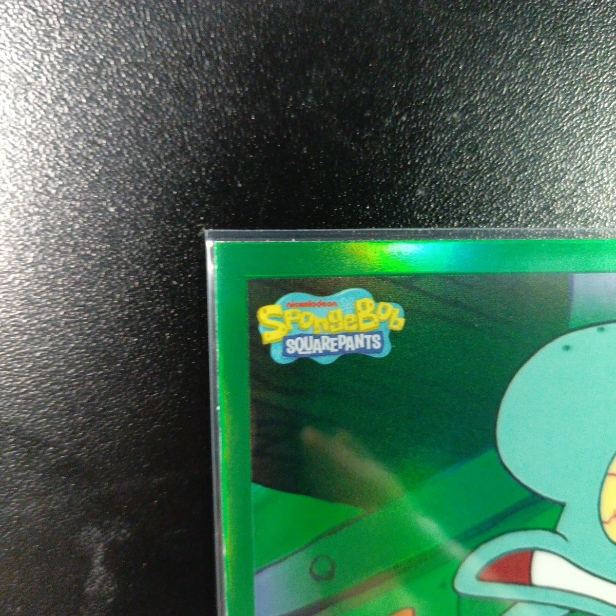 SpongeBob Squidward Green Kelp Refractor The Hash Slinging Hasher Card Topps