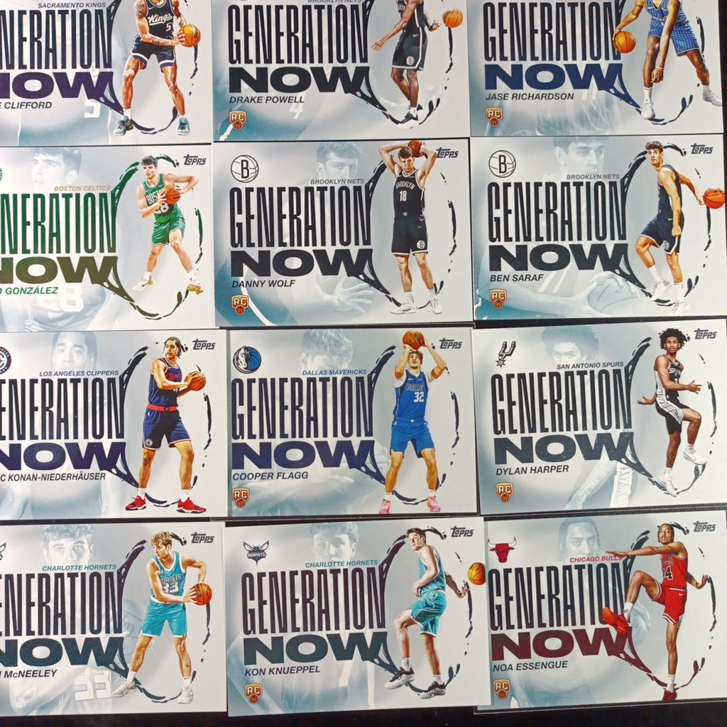 Generation Now 2025-26 Topps Rookie Basketball Card Pick Your Player Set Builder
