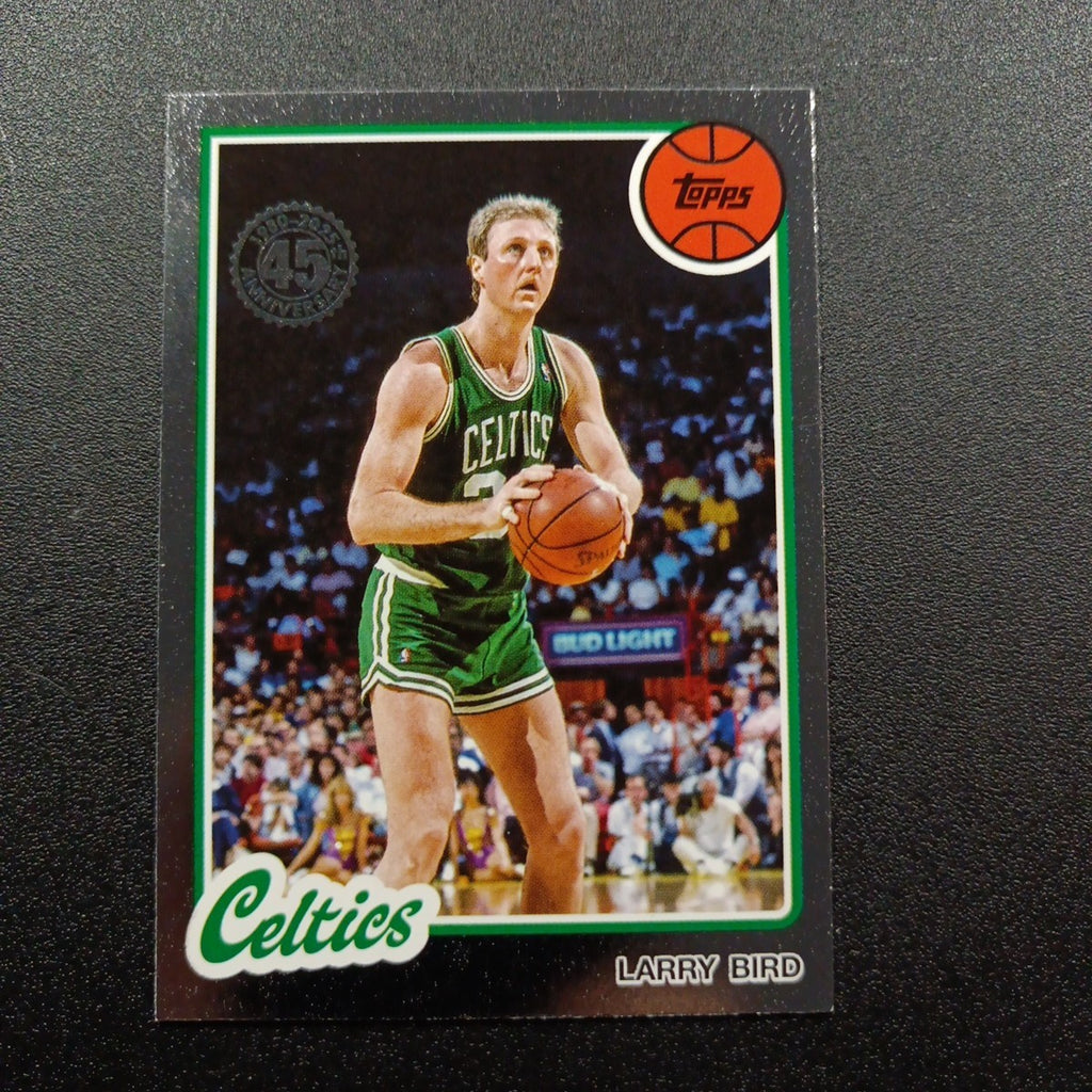 2025-26 Topps Basketball Card Larry Bird Silver Foil 45th Anniversary