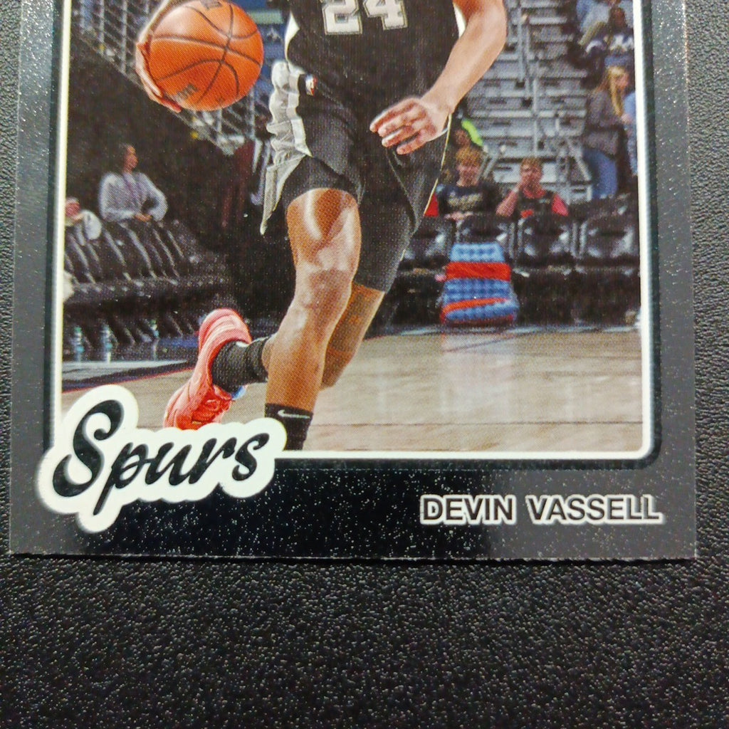 2025-26 Topps Basketball Card Devin Vassell Silver Foil 45th Anniversary