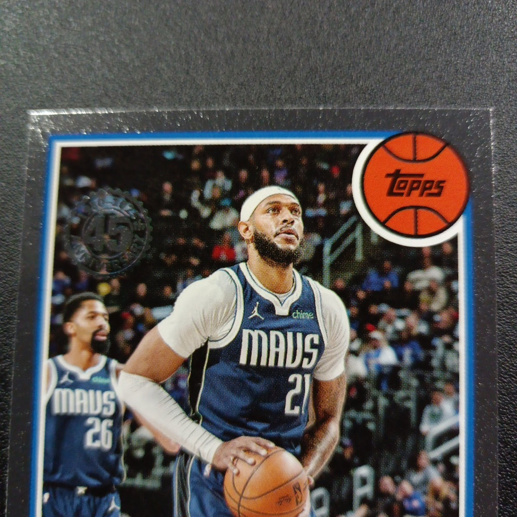 2025-26 Topps Basketball Card Daniel Gafford Silver Foil 45th Anniversary