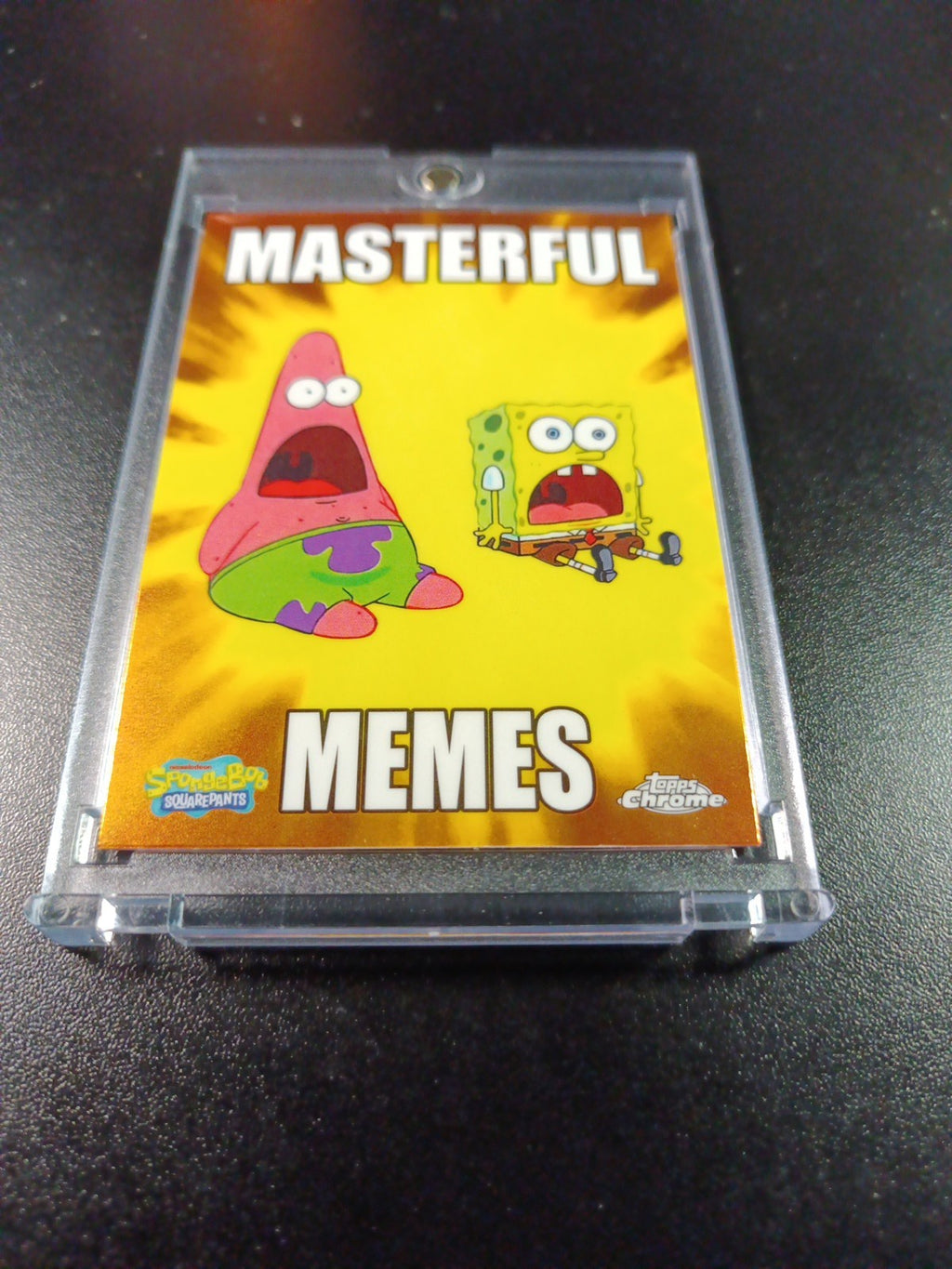 SpongeBob Masterful Memes Surprised Patrick & SpongeBob Card Topps Case Hit MM-7