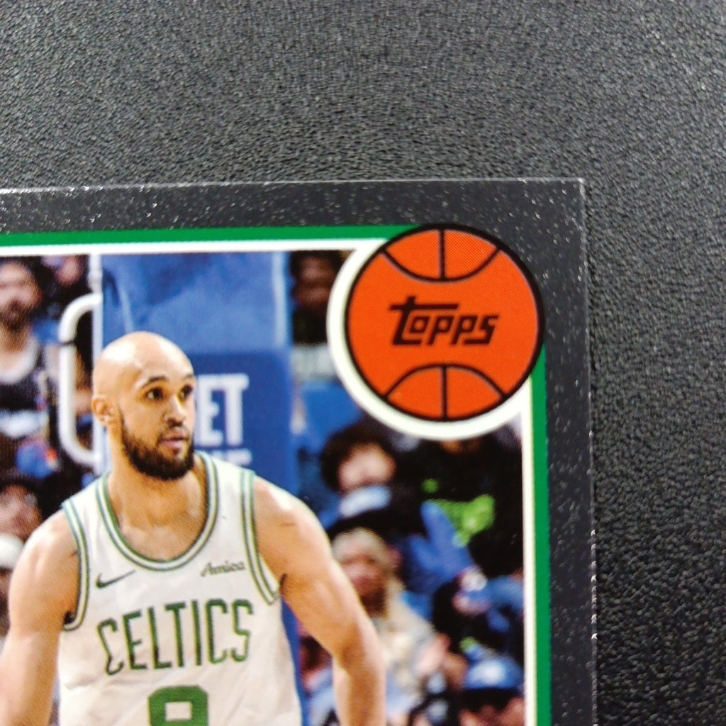 2025-26 Topps Basketball Card Derrick White Silver Foil 45th Anniversary