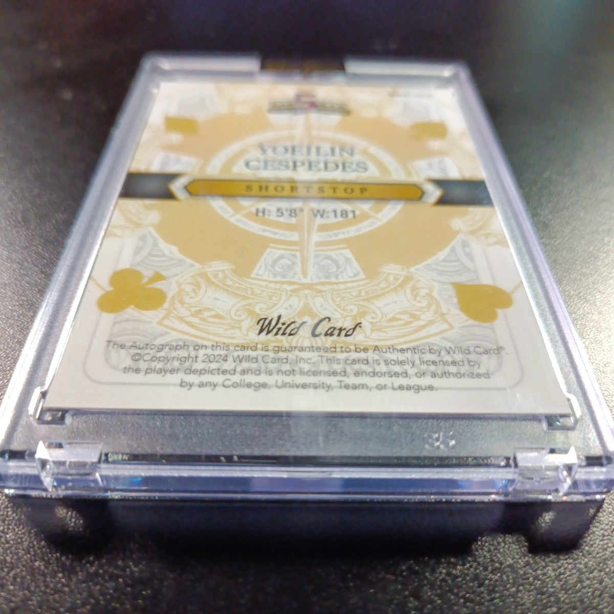 Yoeilin Cesperes # 1/1  Autograph Rare Rookie MLB Baseball Card Refractor 