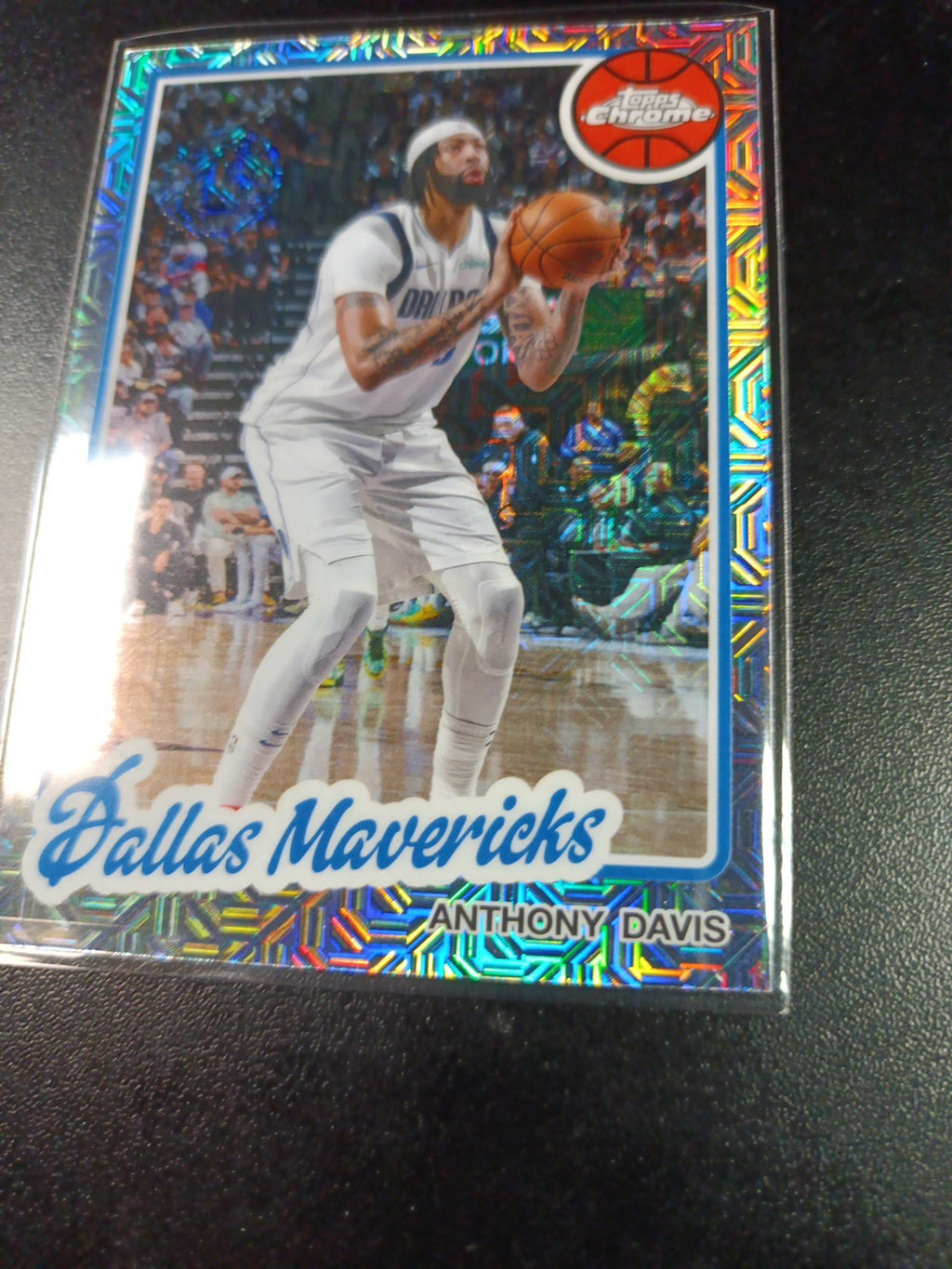 Mojo Refractor Anthony Davis 45th Anniversary Card 25-26 Topps Basketball NBA