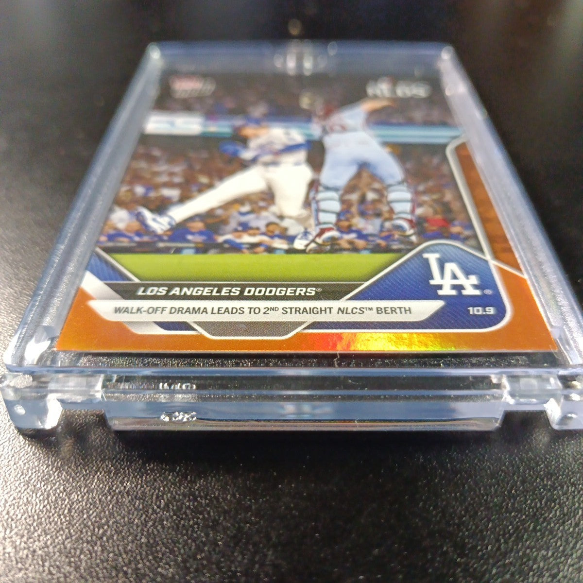 # /25 Orange Foil Topps NOW 847 Dodgers To World Series Case Hit Card Ohtani