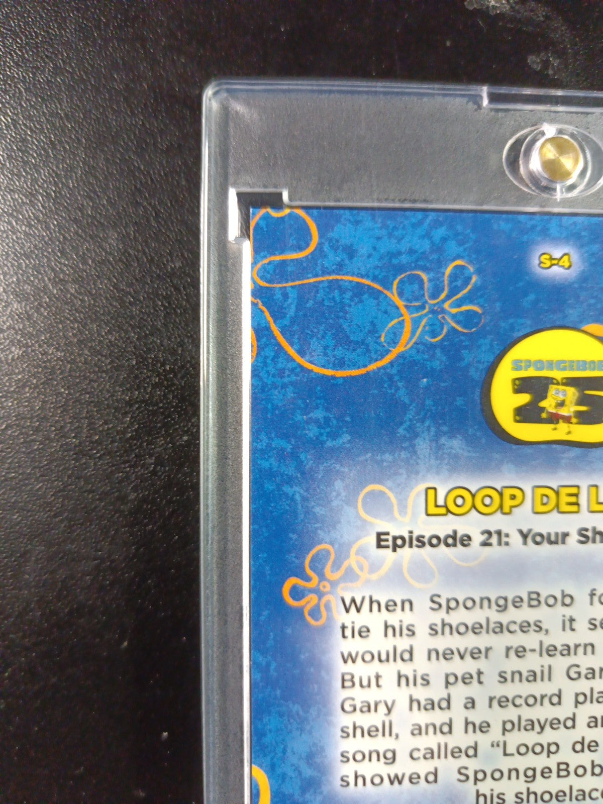 SpongeBob 3/50 Gold Refractor Loop De Loop Song Card Topps Chrome /50