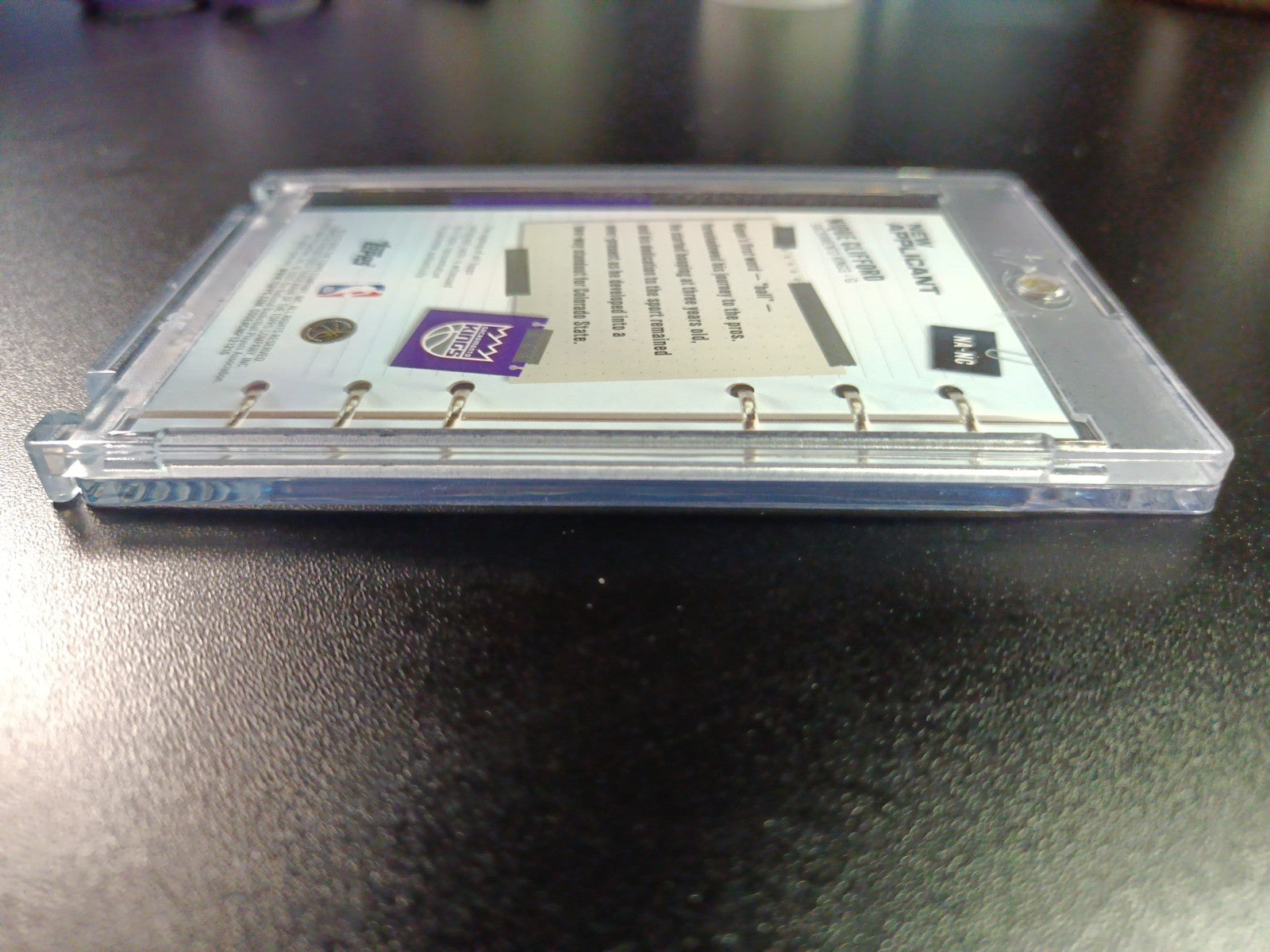 Rookie Autograph Nique Clifford New Applicant Card 2025-26 Topps Basketball NBA