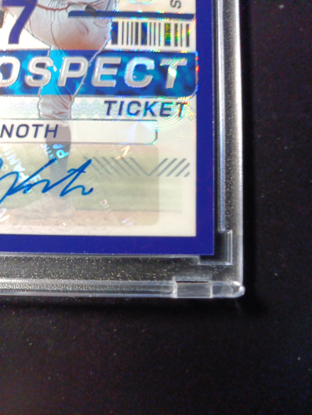 # /49 Prizm Autograph Josh Knoth Panini Prospect Rookie Baseball Card 2024