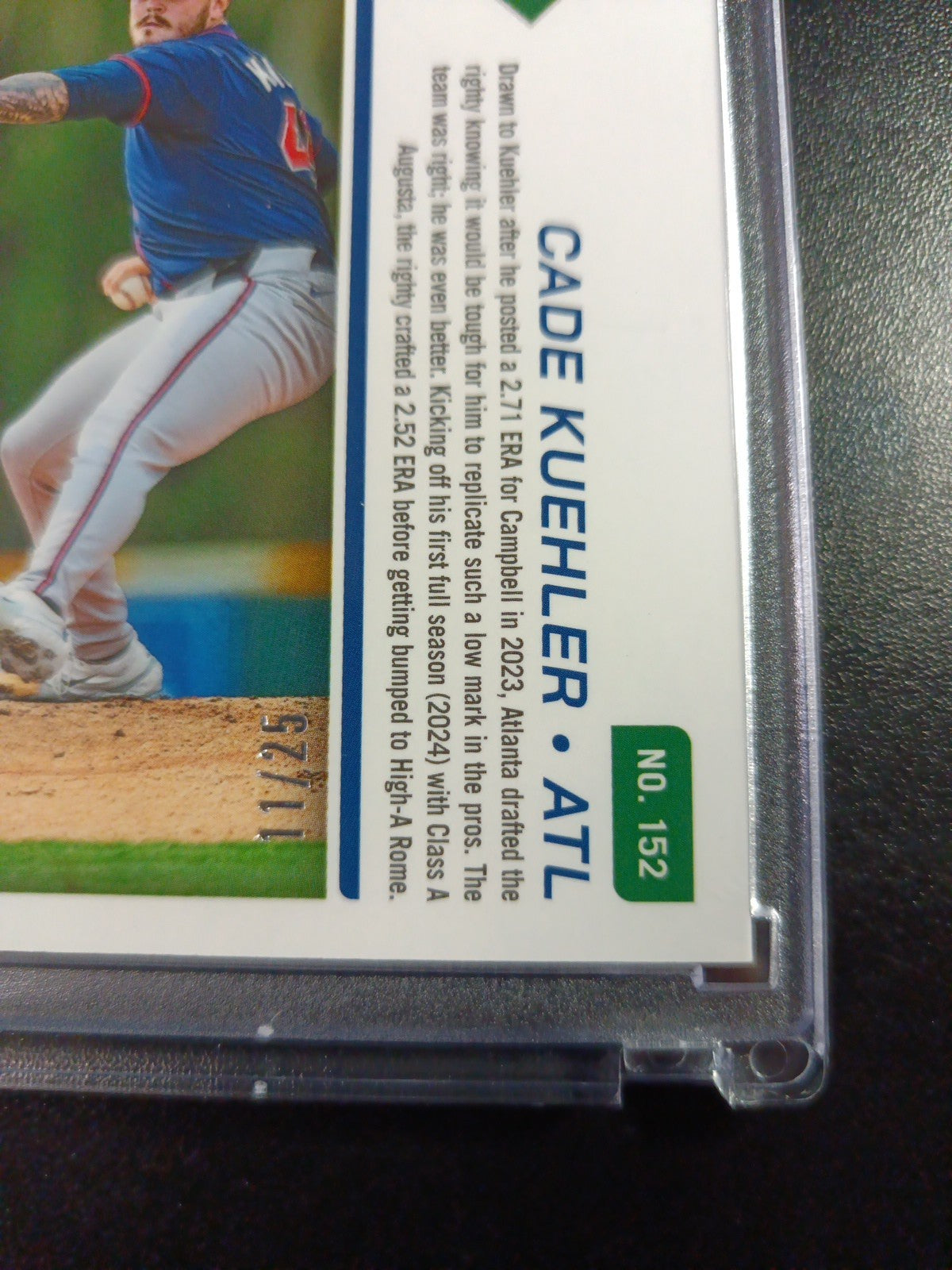 Cade Kuehler # /25 Rare Rookie Atlanta Mojo Prizm Baseball Card MLB