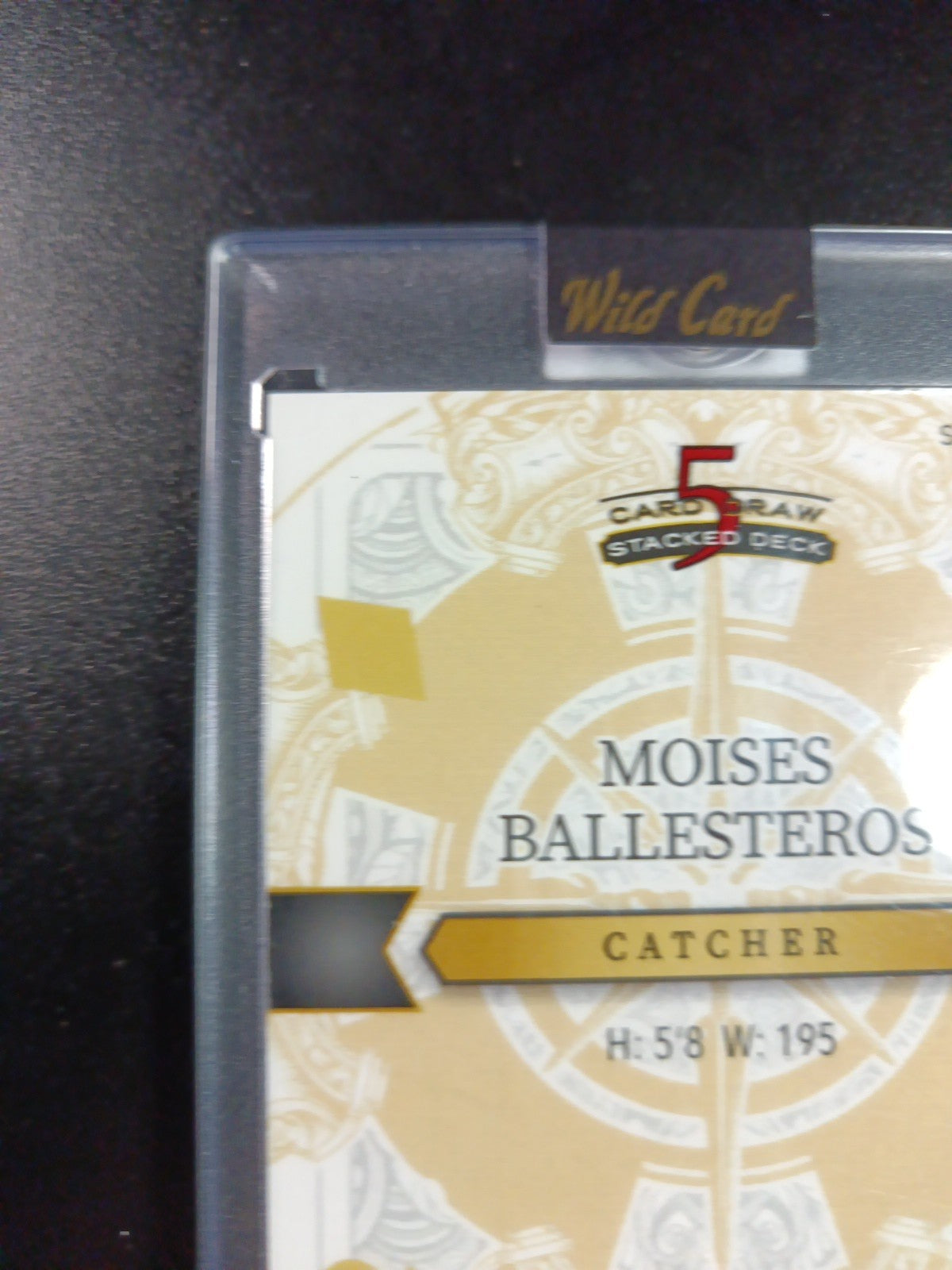 # 1/1 Autograph Moises Ballesteros Rookie Baseball Card Disco Prizm Refractor