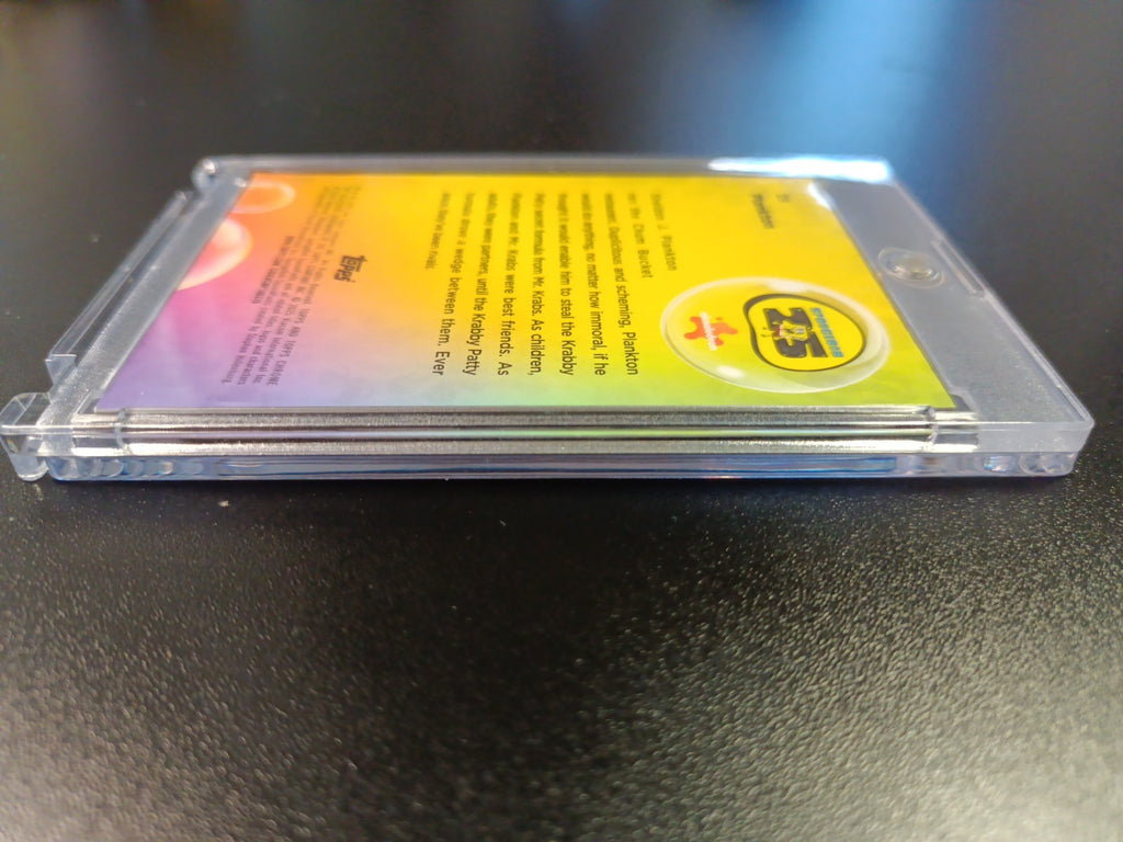 SpongeBob #/199 Plankton Aqua Green Wave Prizm Refractor Topps Chrome 2025