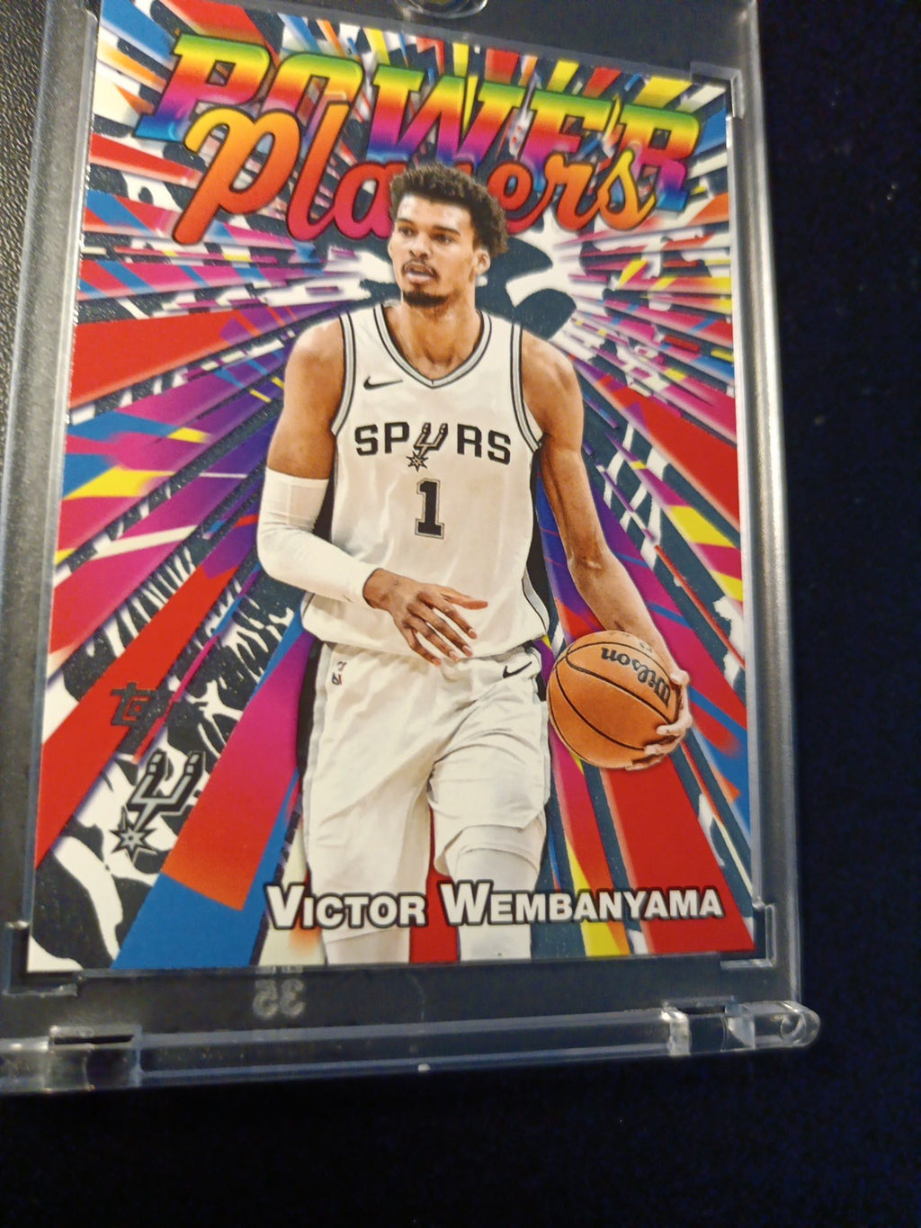 2025-26 Topps Basketball Victor Wembanyama Power Players Silver Foil Case Hit