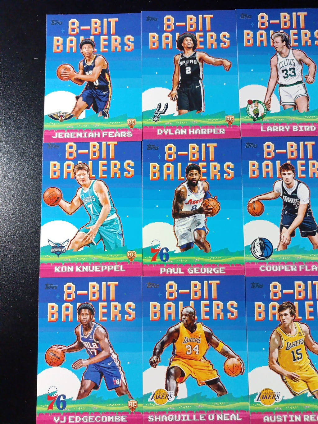 8 Bit Ballers 2025-26 Topps Basketball NBA Pick Your Card Set Builder Rookies