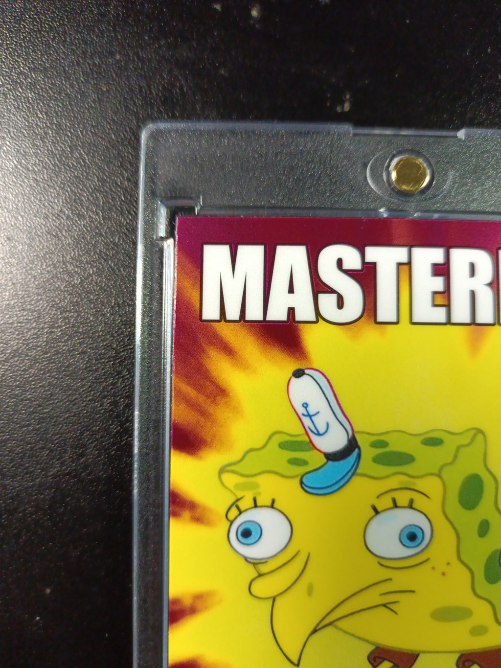 SpongeBob Masterful Memes Mocking SpongeBob Card Topps Case Hit MM-5
