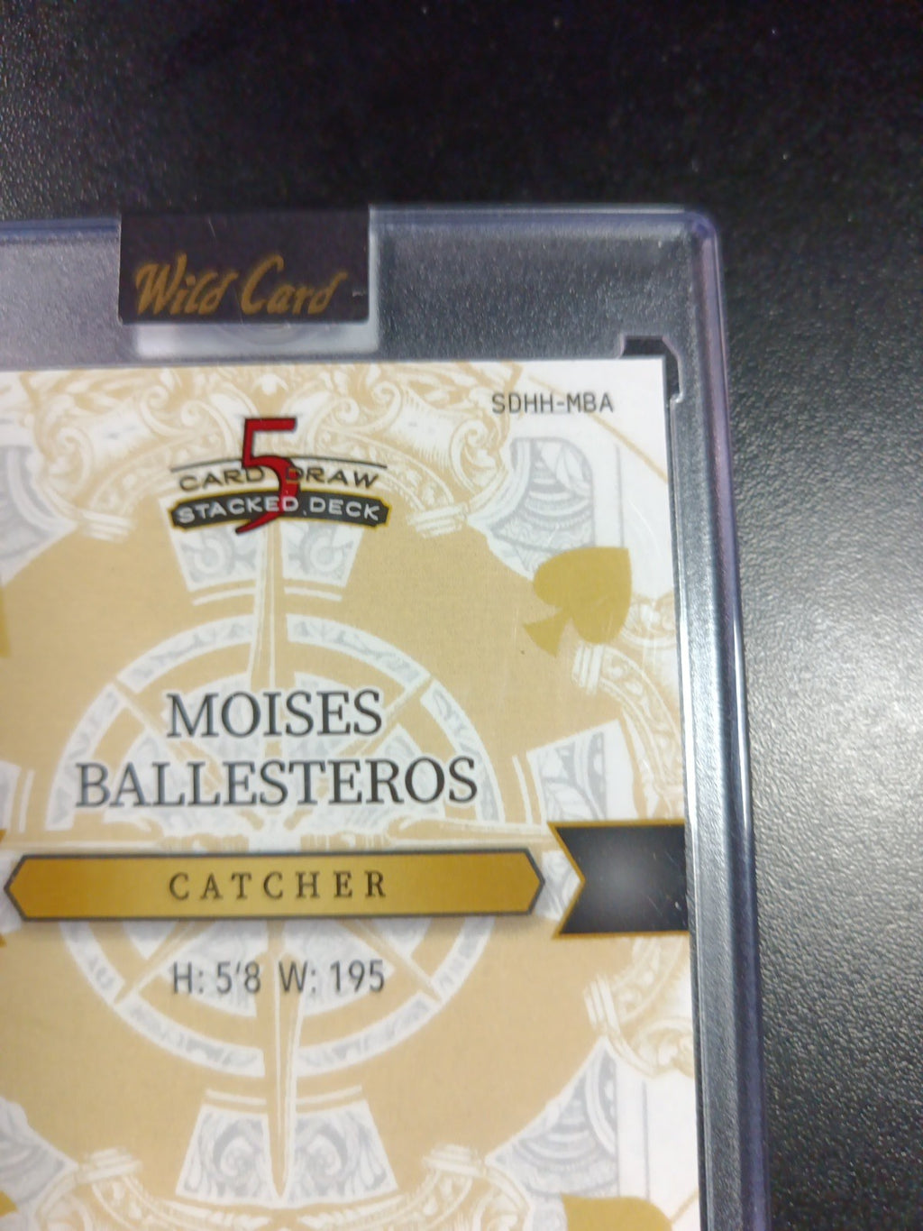 # 1/1 Autograph Moises Ballesteros Rookie Baseball Card Disco Prizm Refractor