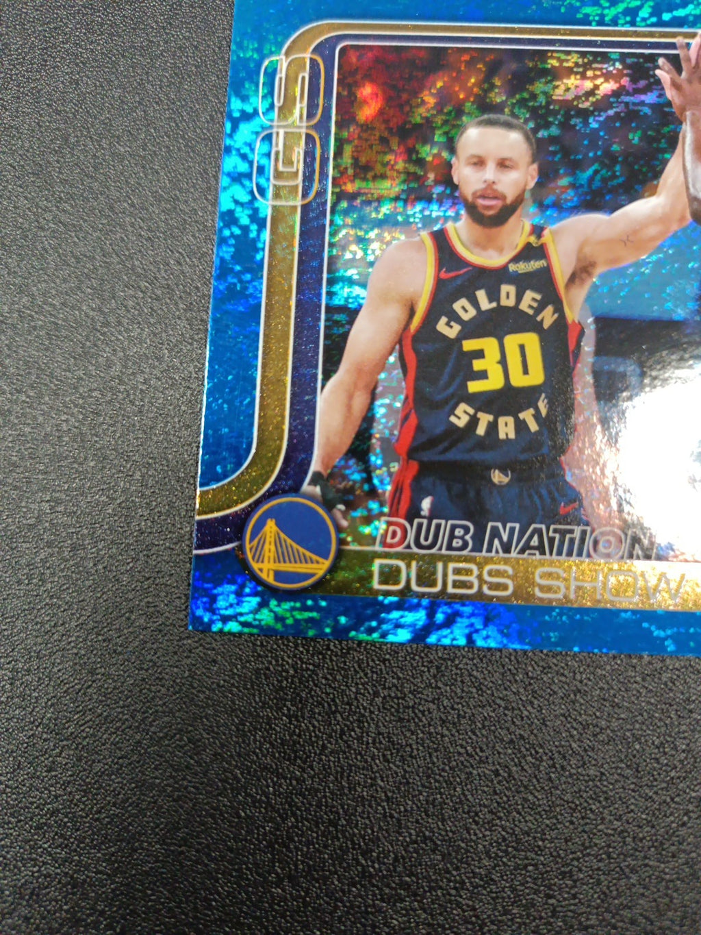 # /150 Topps Basketball 2025-26 Stephen Curry Dub Nation Blue Speck Prizm Dubs