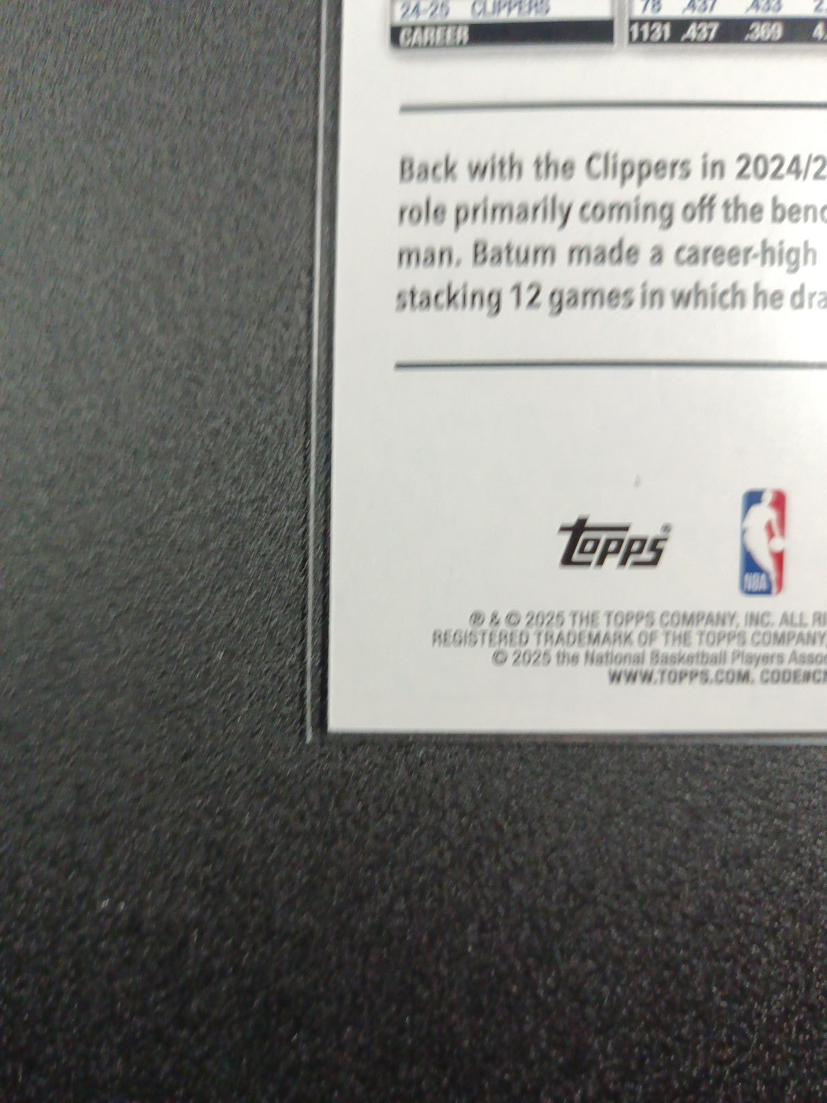 # /2025 Gold Topps Basketball 2025-26 Card Nicolas Batum 1784/2025 Case Hit