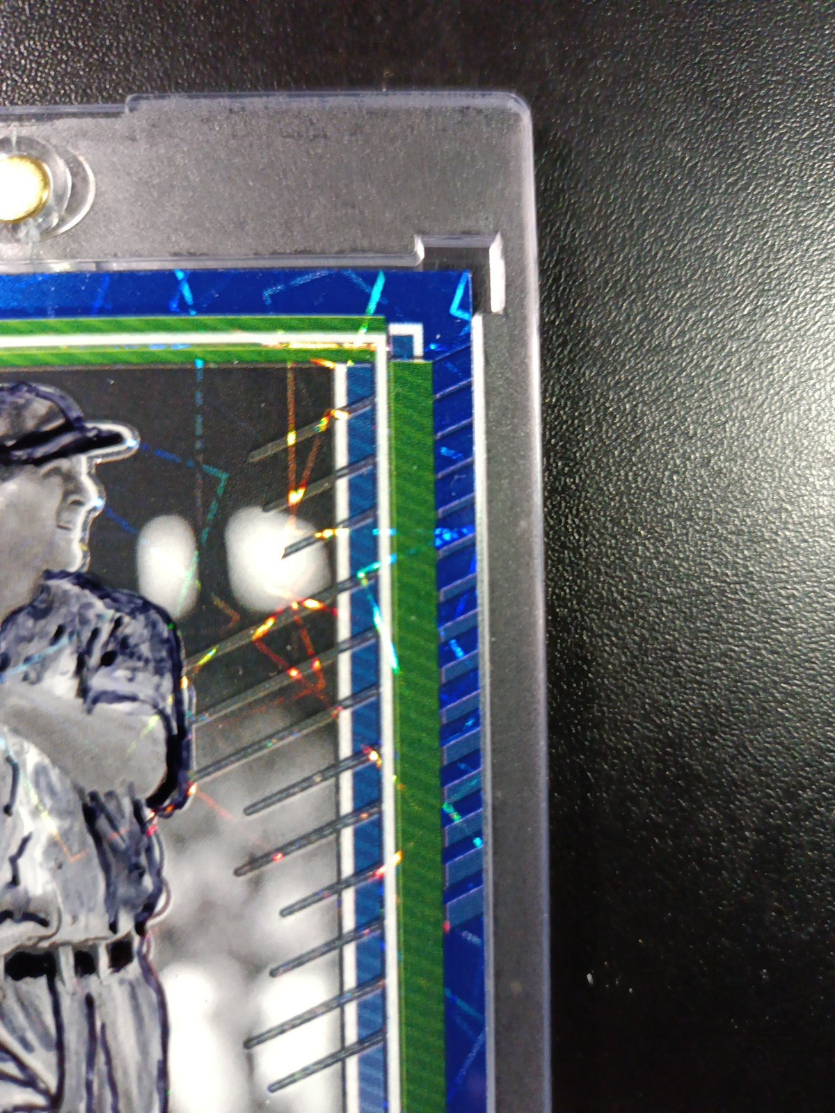 Lou Gehrig Prizm Artist Sketch Baseball Card Panini Donruss Optic