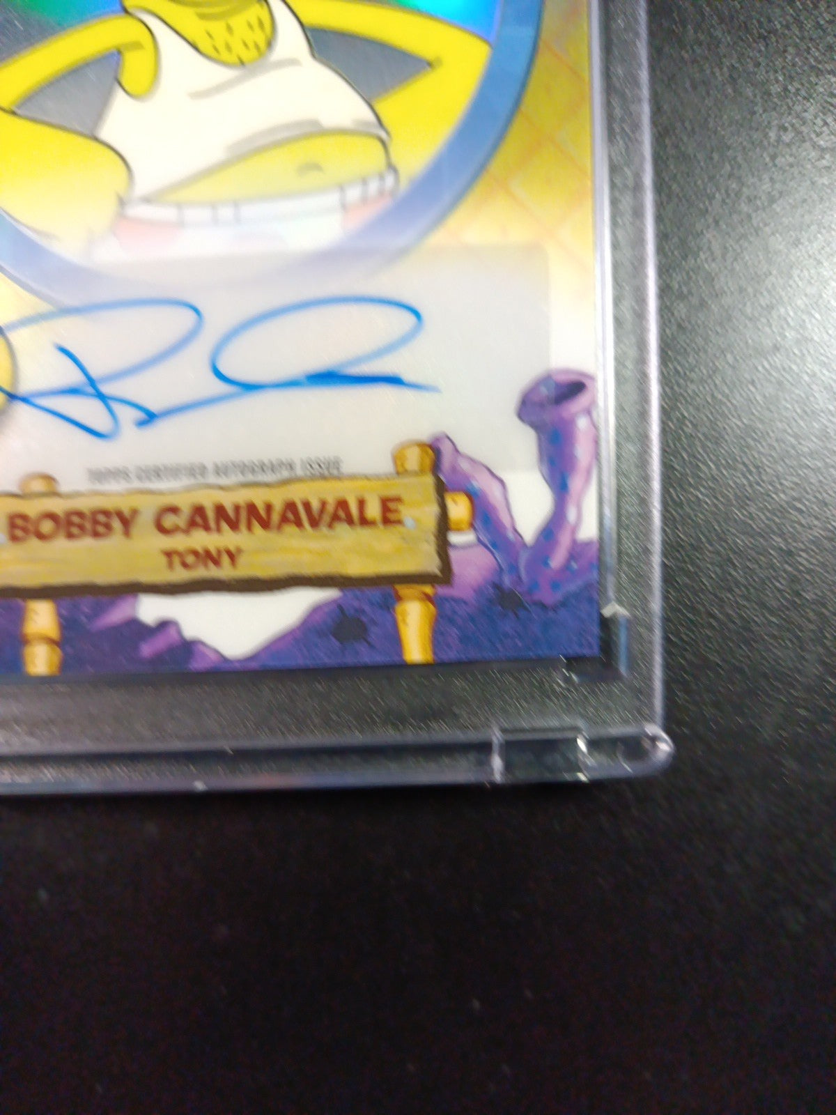 SpongeBob Refractor Autograph Tony Bobby Cannavale Card Topps Case Hit