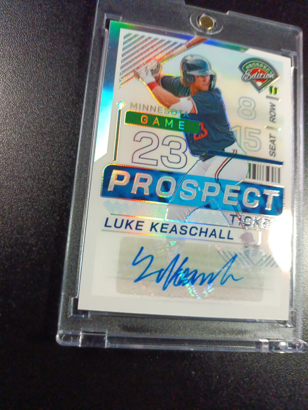 Twins Rookie Autograph Luke Keaschall Prospect Rare Baseball Card 