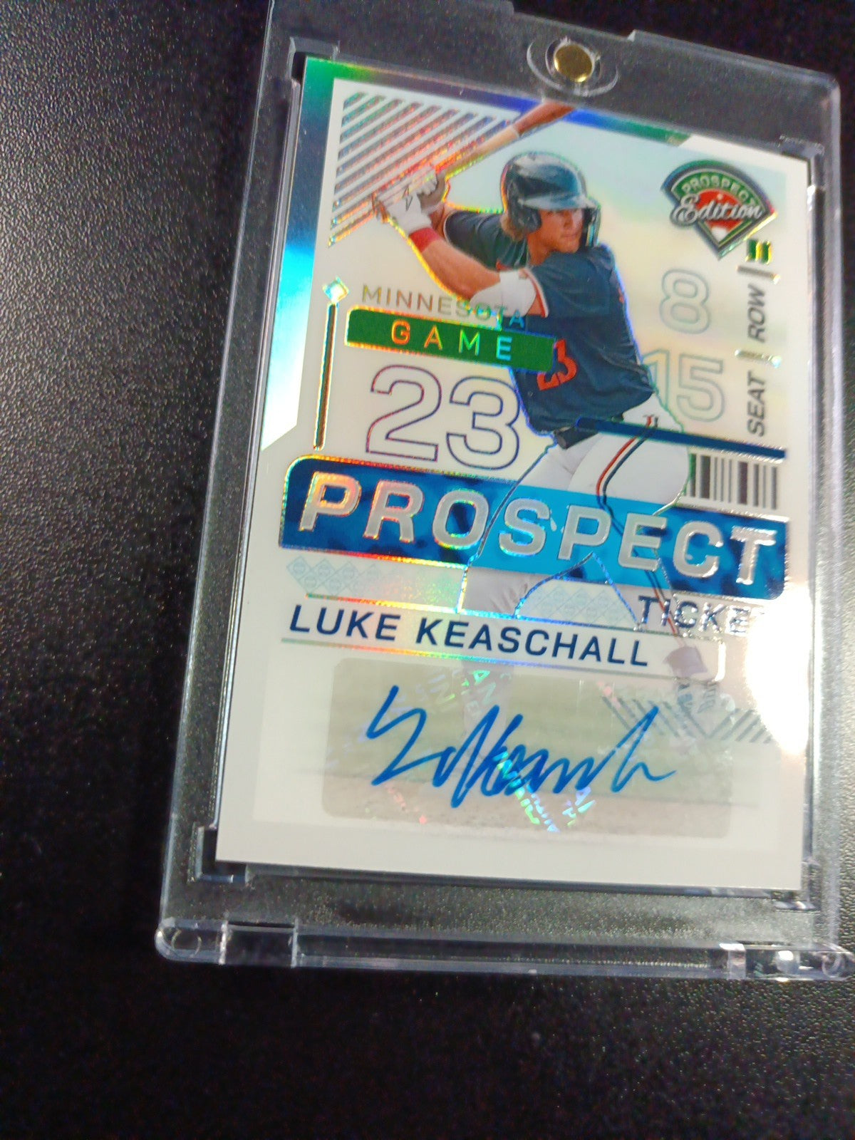 Twins Rookie Autograph Luke Keaschall Prospect Rare Baseball Card 