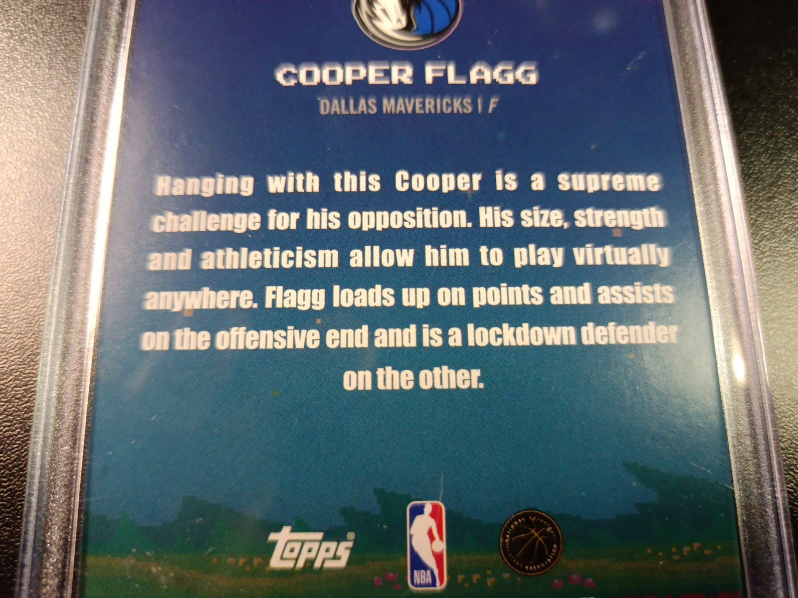 Cooper Flagg Rookie 8 Bit Ballers Video Game Card 2025-26 Topps Basketball