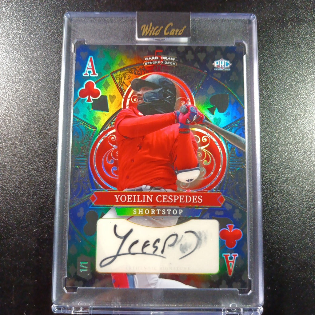 Yoeilin Cesperes # 1/1  Autograph Rare Rookie MLB Baseball Card Refractor 