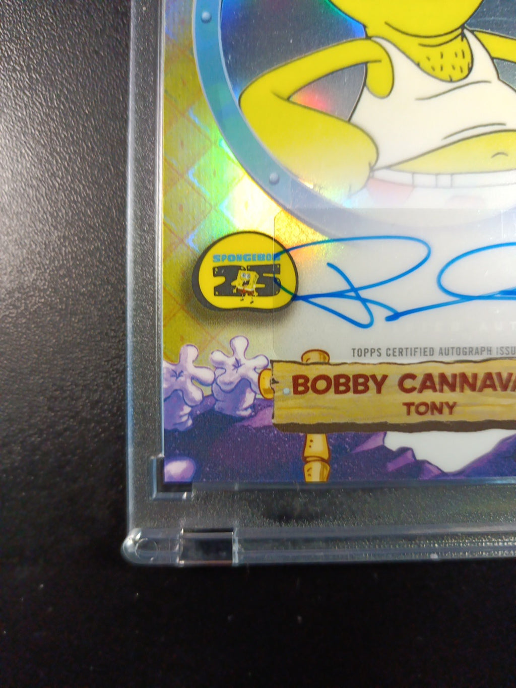SpongeBob Refractor Autograph Tony Bobby Cannavale Card Topps Case Hit