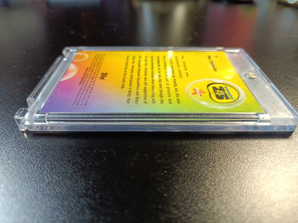 SpongeBob # /199 Mrs. Tentacles Aqua Lava Refractor Card Topps Chrome 