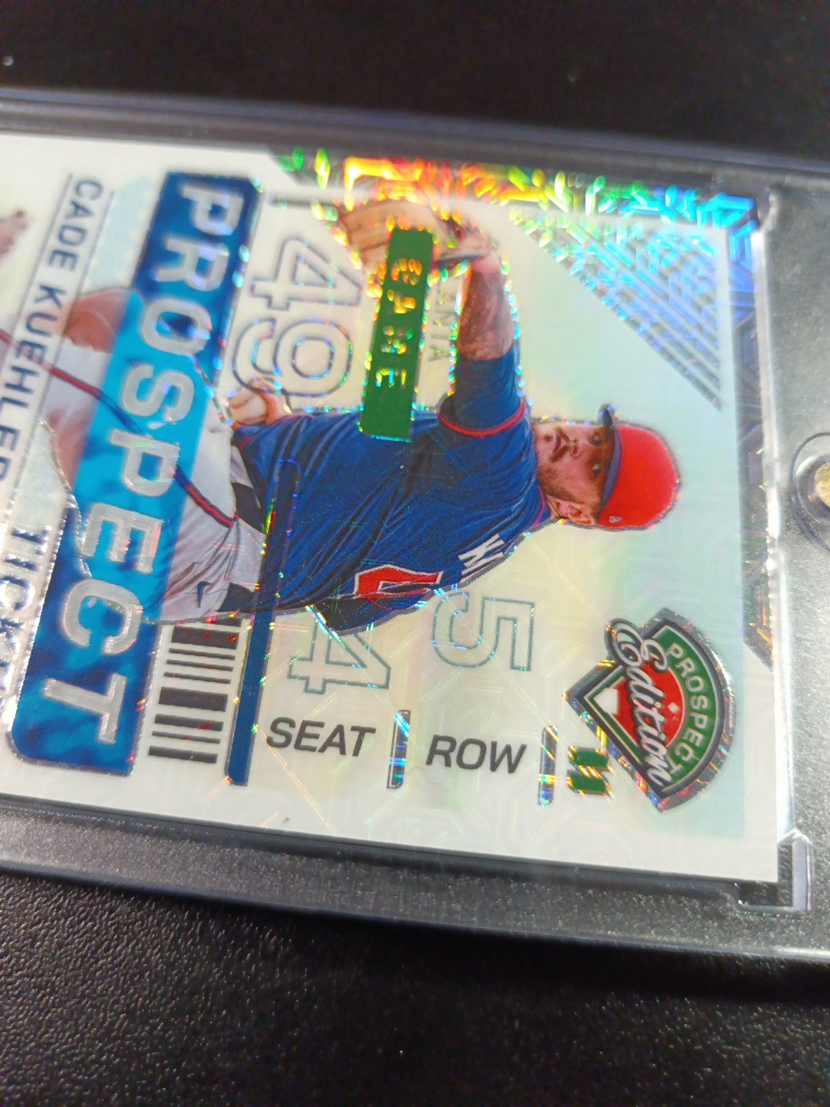 Cade Kuehler # /25 Rare Rookie Atlanta Mojo Prizm Baseball Card MLB