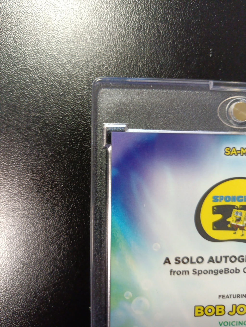 SpongeBob Autograph Man Ray Bob Joles Topps Chrome 2025 Refractor Card