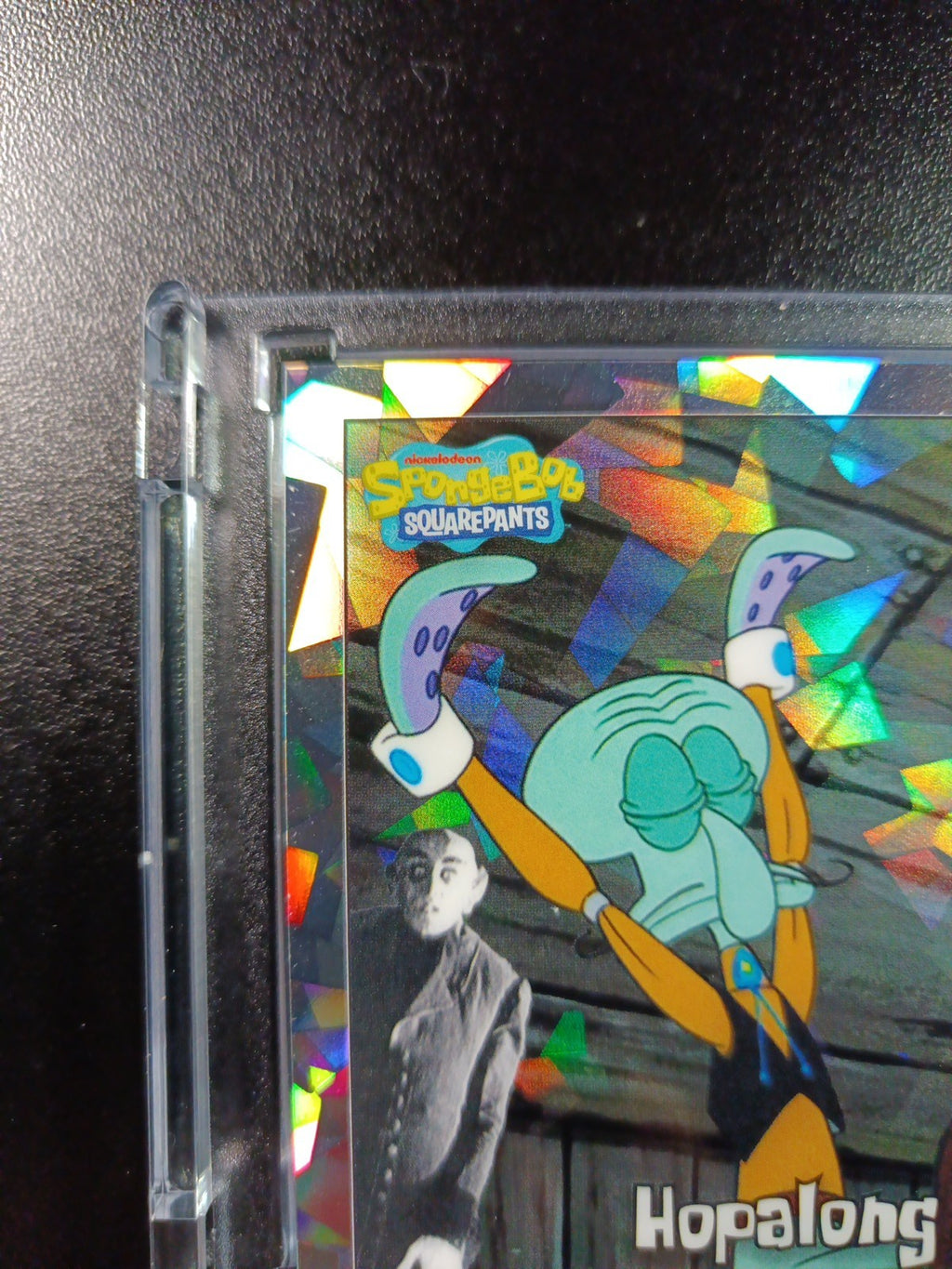 SpongeBob /25 Night Shift Manager Hopalong Squidward Cracked Ice Variant Card