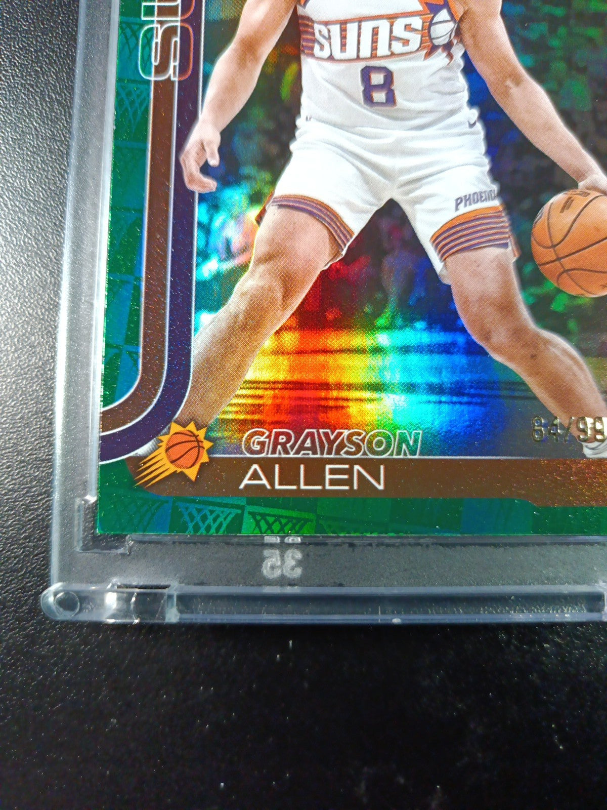 /99 Grayson Allen Season Tip Off Green Logofractor Card 2025-26 Topps Basketball