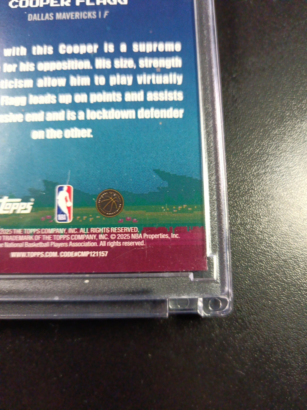 Cooper Flagg Rookie 8 Bit Ballers Video Game Card 2025-26 Topps Basketball