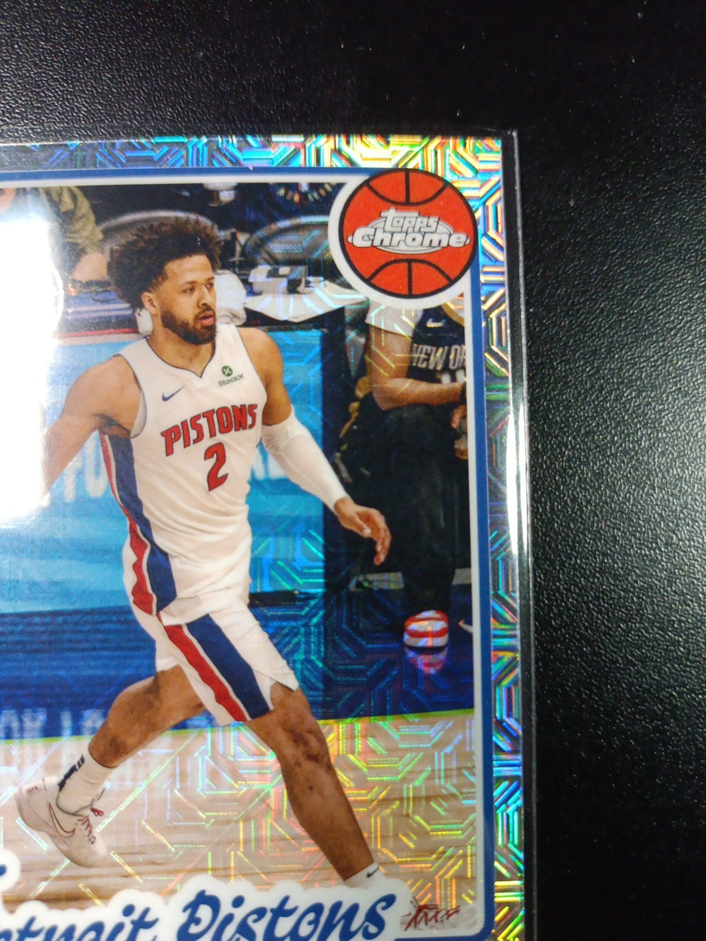 Mojo Refractor Cade Cunningham 45th Anniversary Card 25-26 Topps Basketball NBA