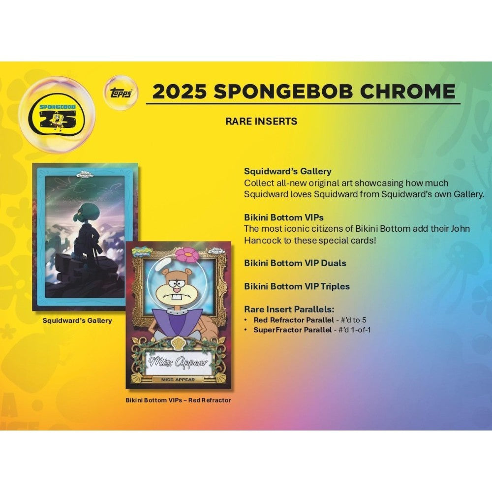 SpongeBob #29/99 Blue Bubble Refractor Patrick I Thought You Said Wheast Card 