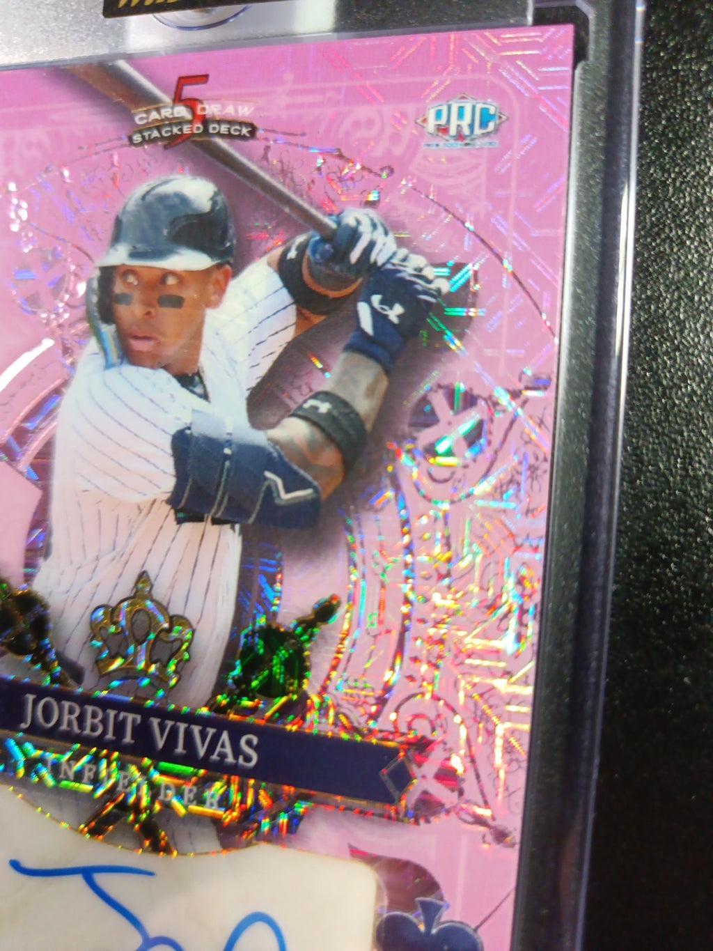 Jorbit Vivas #1/1 Superfractor Autograph Rare Rookie MLB Baseball Card Prizm