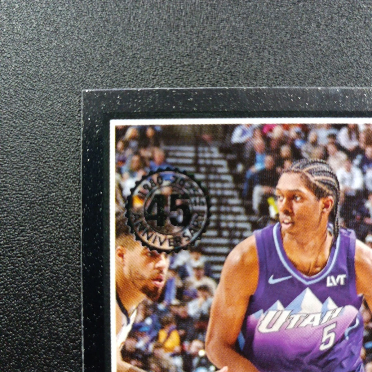2025-26 Topps Basketball Card Cody Williams Silver Foil 45th Anniversary