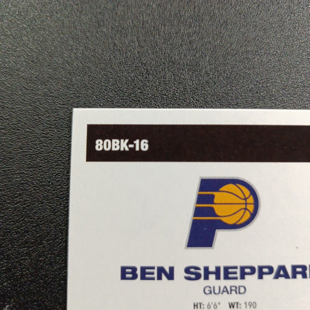 2025-26 Topps Basketball Card Ben Sheppard Silver Foil 45th Anniversary