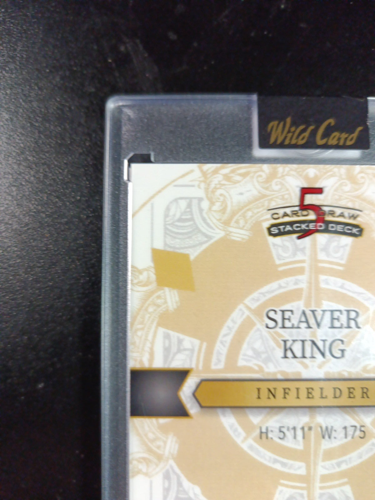 # 1/1 Autograph Seaver Kings Gold Mojo Prizm Refractor Rookie Baseball Wild Card