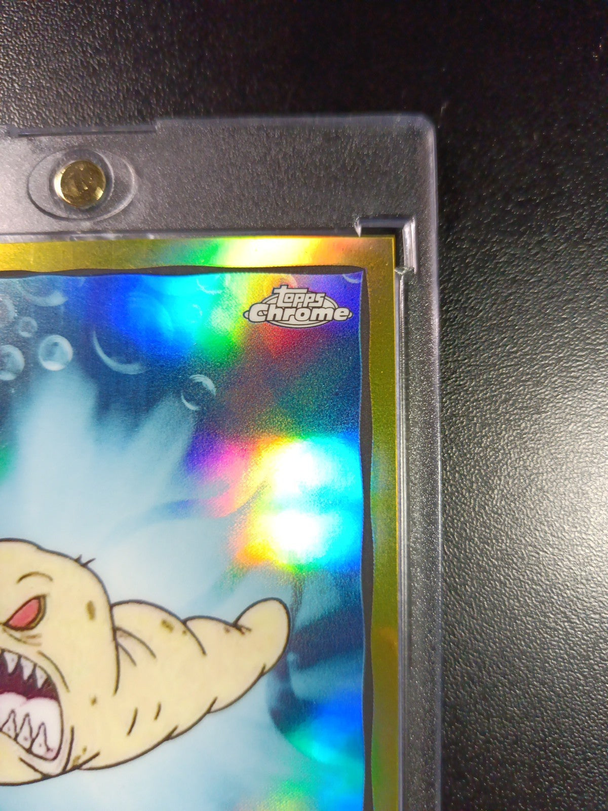 SpongeBob 29/50 Gold Refractor Sinister Slug Topps Chrome 2025 Worm Card /50