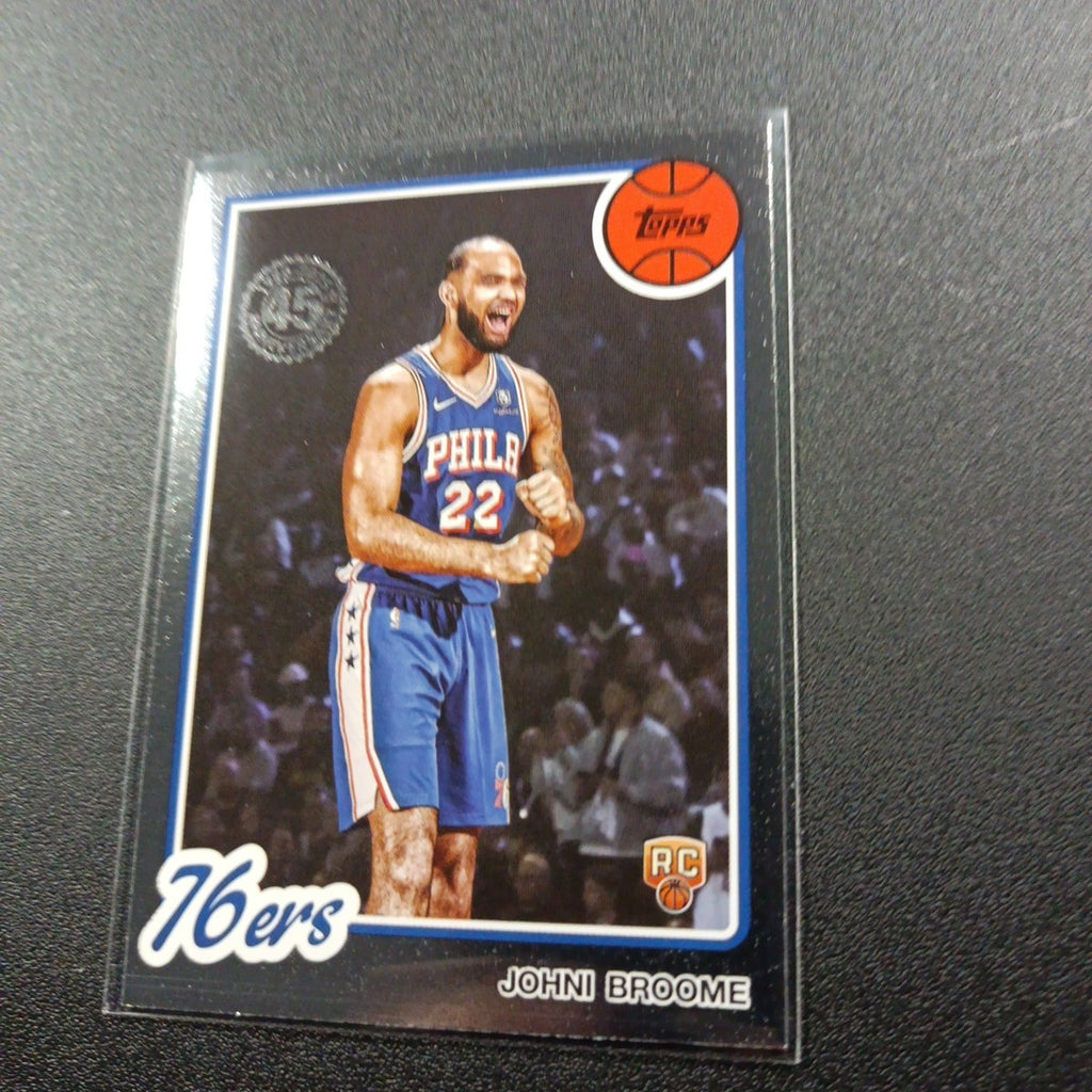 2025-26 Topps Basketball Card Johni Broome Silver Foil 45th Anniversary Case Hit
